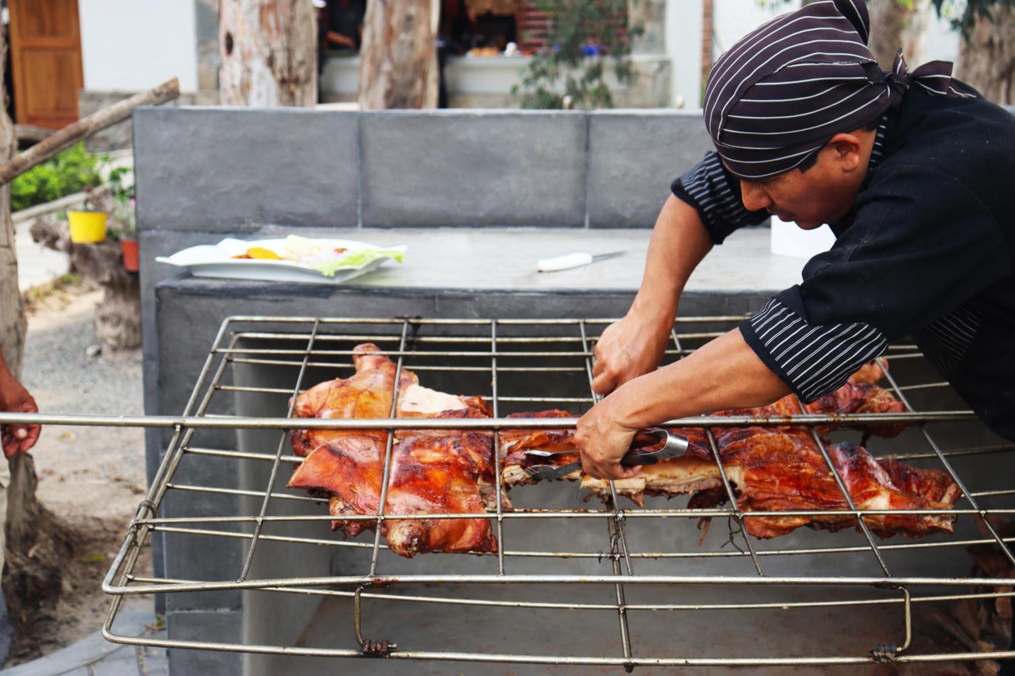 Los Andes - Restaurant & Bungalows سيينيغيلا المظهر الخارجي الصورة